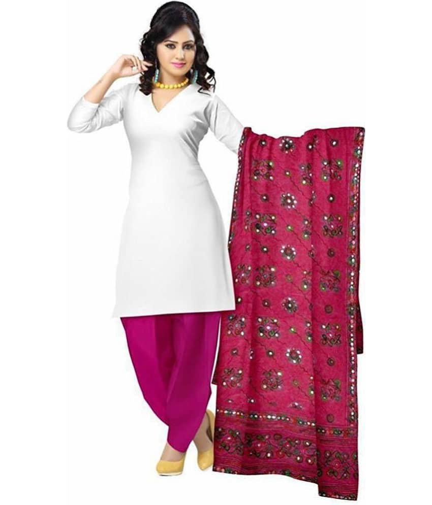 Apratim Pink Cotton Aari Embroidered Dupatta - Dupattas & Shawls | Buy online on ZillyBuy