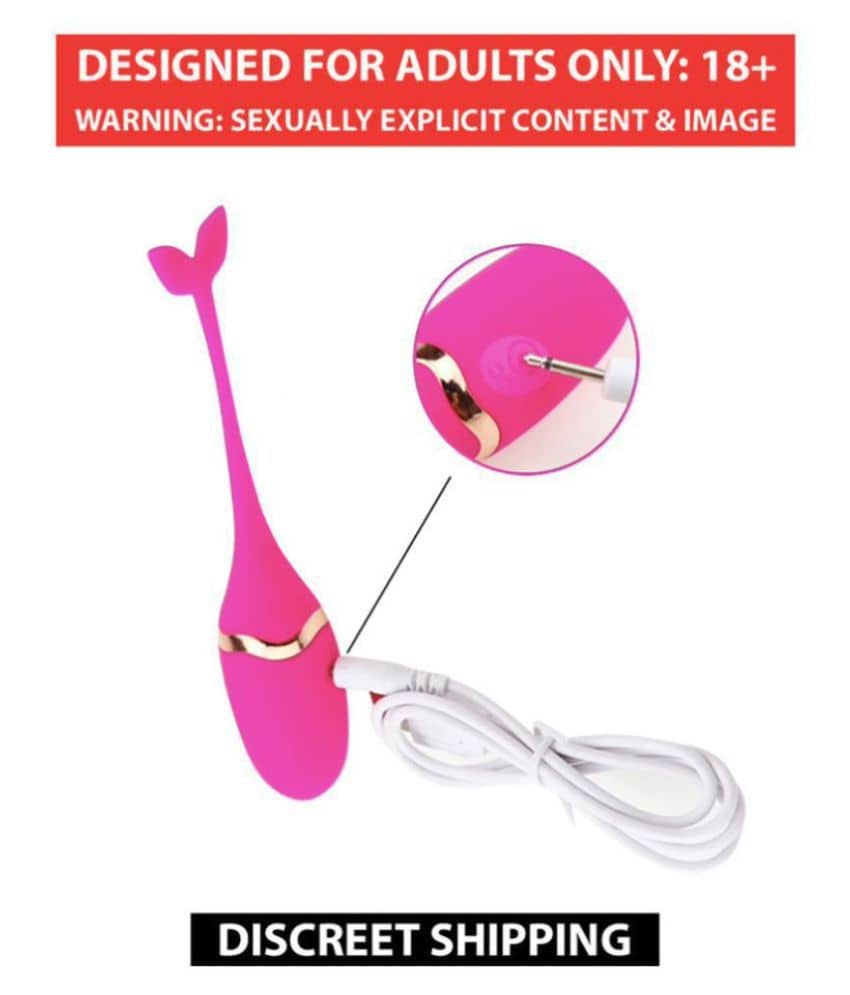 Fish Shaped Vibrating Egg With Wireless Remote Control And USB Charging Sex Toy For Women
