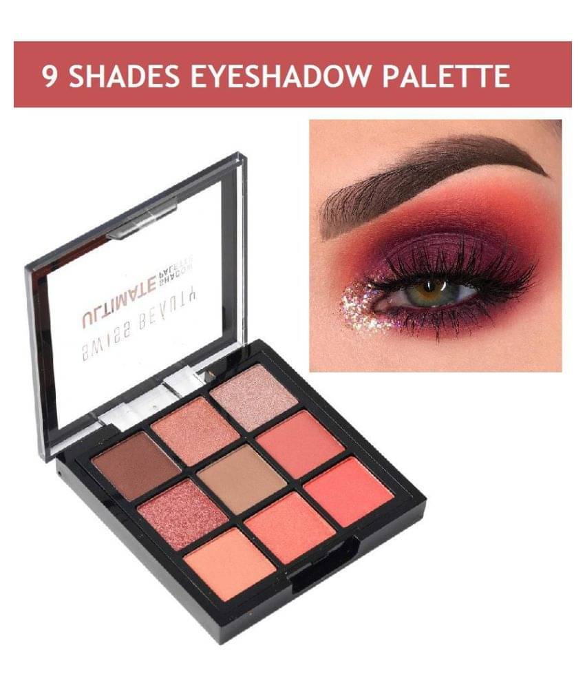     			Swiss Beauty Ultimate 9 Color Eyeshadow Palette (Shade-1),