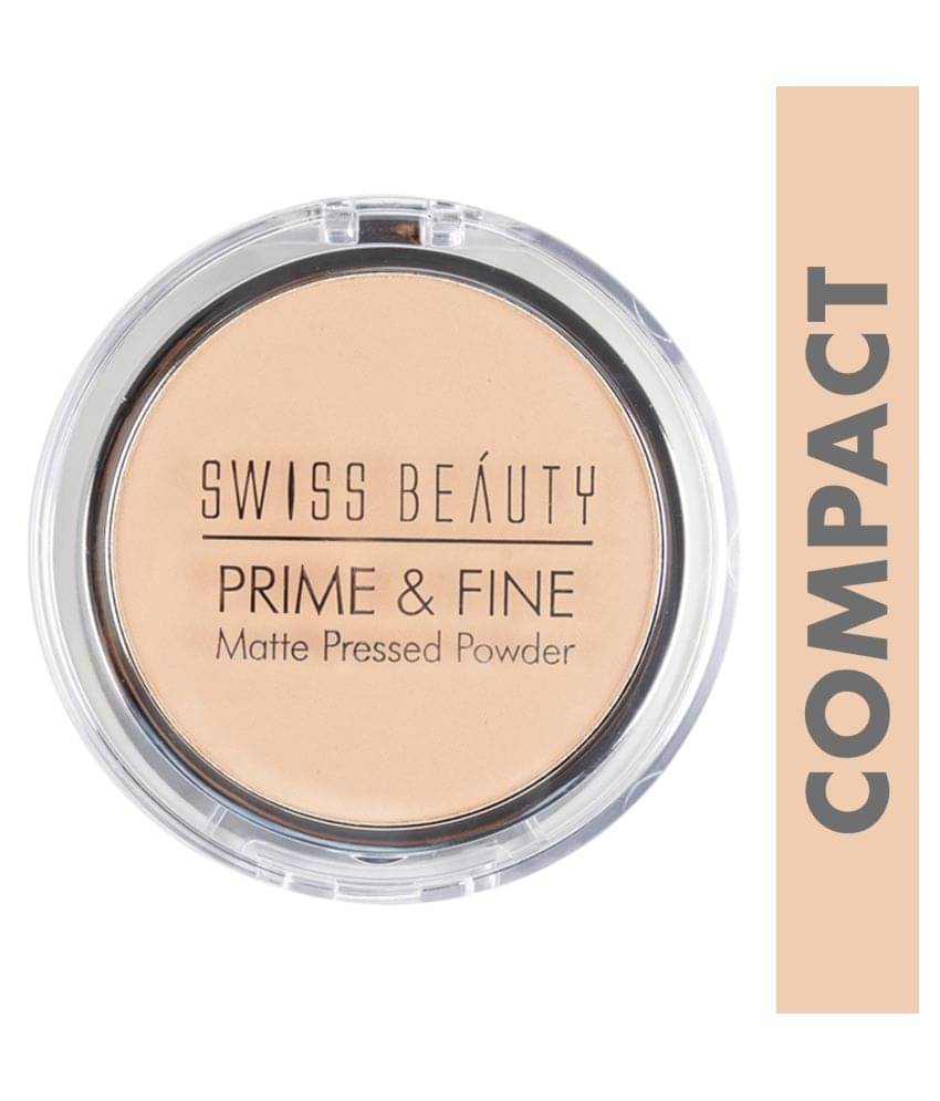 Swiss Beauty Prime & Fine Matte Compact Powder (Very Natural), 8gm Swiss Beauty Prime & Fine Matte Compact Powder (Very Natural), 8gm