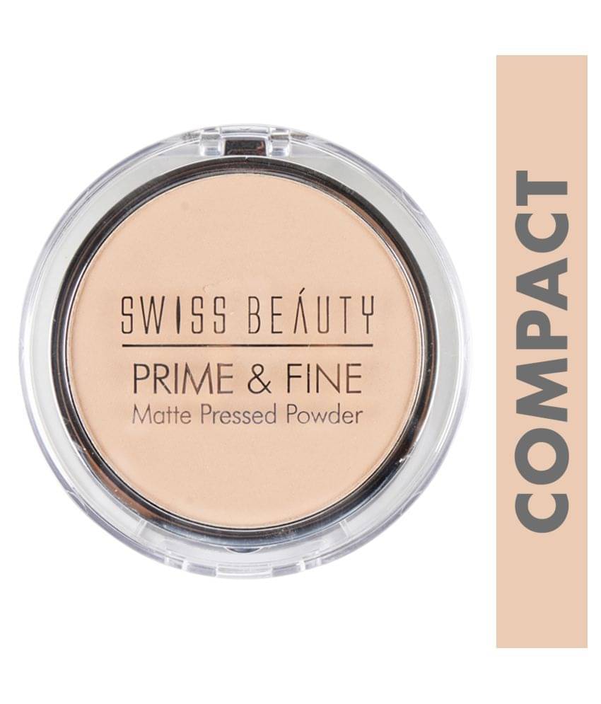 Swiss Beauty Prime & Fine Matte Compact Powder (Classic Ivory), 8gm     			Swiss Beauty Prime & Fine Matte Compact Powder (Classic Ivory), 8gm
