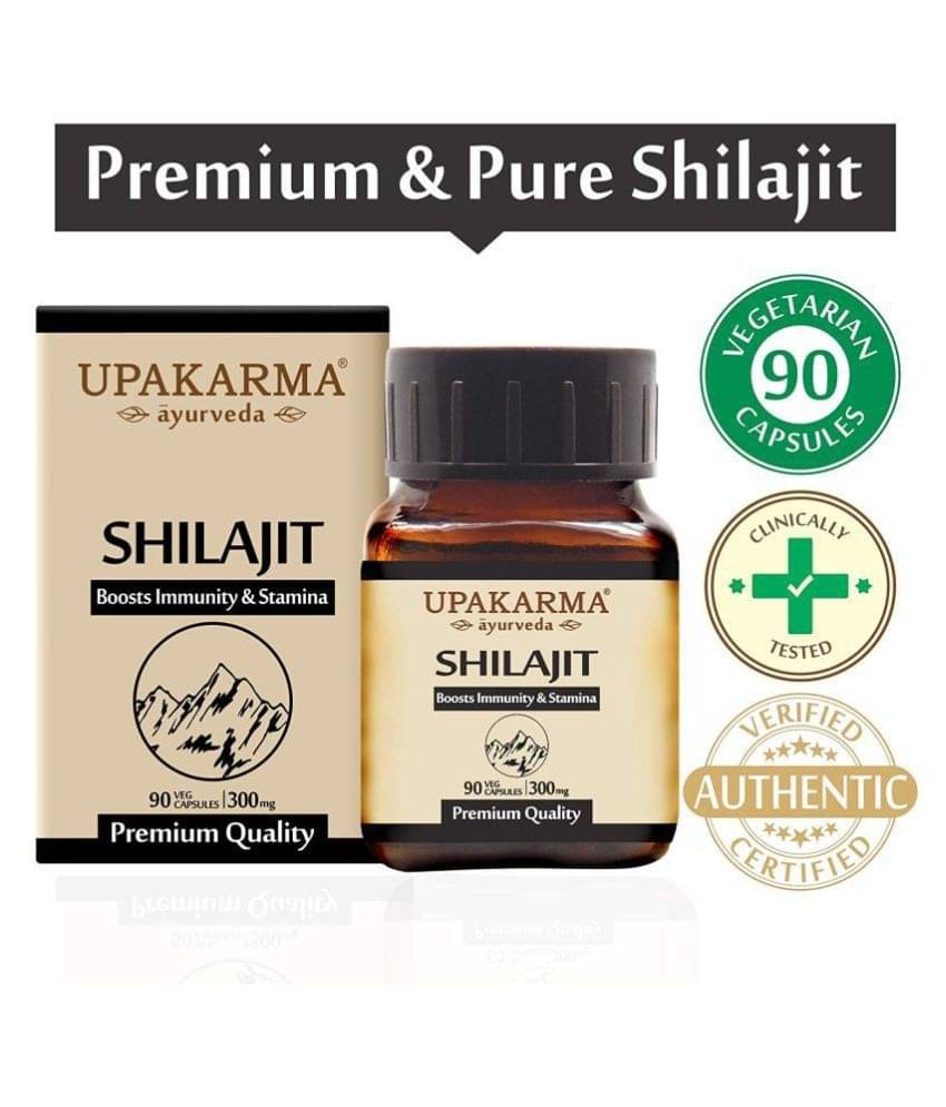 UPAKARMA Extracts 100% Natural & Pure Shilajit Capsule 90 no.s Natural Multivitamins Capsule UPAKARMA Extracts 100% Natural & Pure Shilajit Capsule 90 no.s Natural Multivitamins Capsule