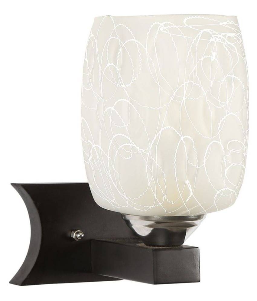     			Somil Decorative Wall Lamp Light Glass Wall Light White - Pack of 1