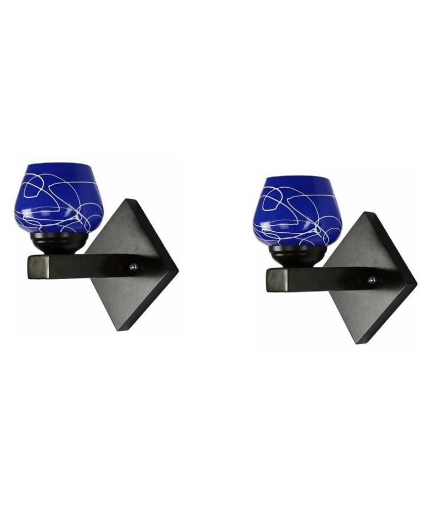     			Somil - Blue Wallchiere ( Pack of 2 )