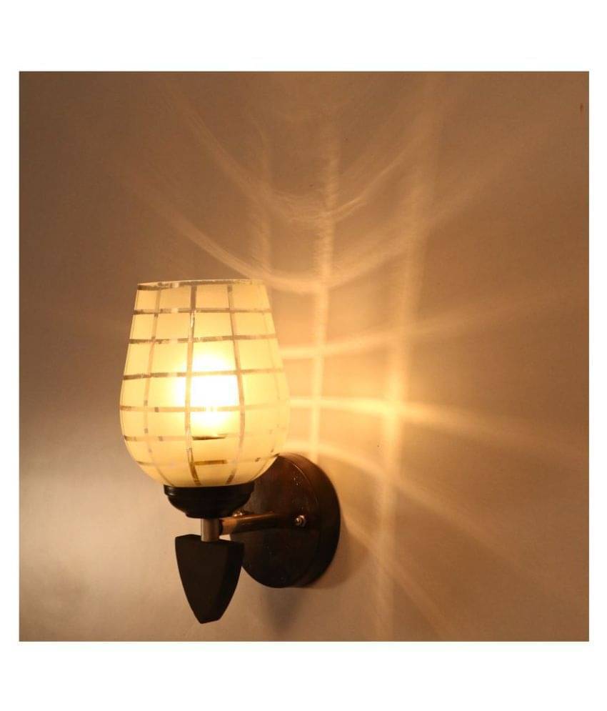 Somil Decorative Wall Lamp Light Glass Wall Light Off White - Pack of 1 Somil Decorative Wall Lamp Light Glass Wall Light Off White - Pack of 1
