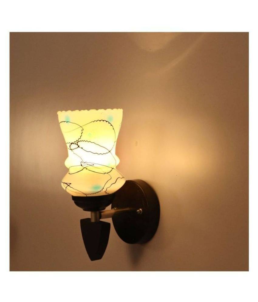 Somil Decorative Wall Lamp Light Glass Wall Light Blue - Pack of 1 Somil Decorative Wall Lamp Light Glass Wall Light Blue - Pack of 1
