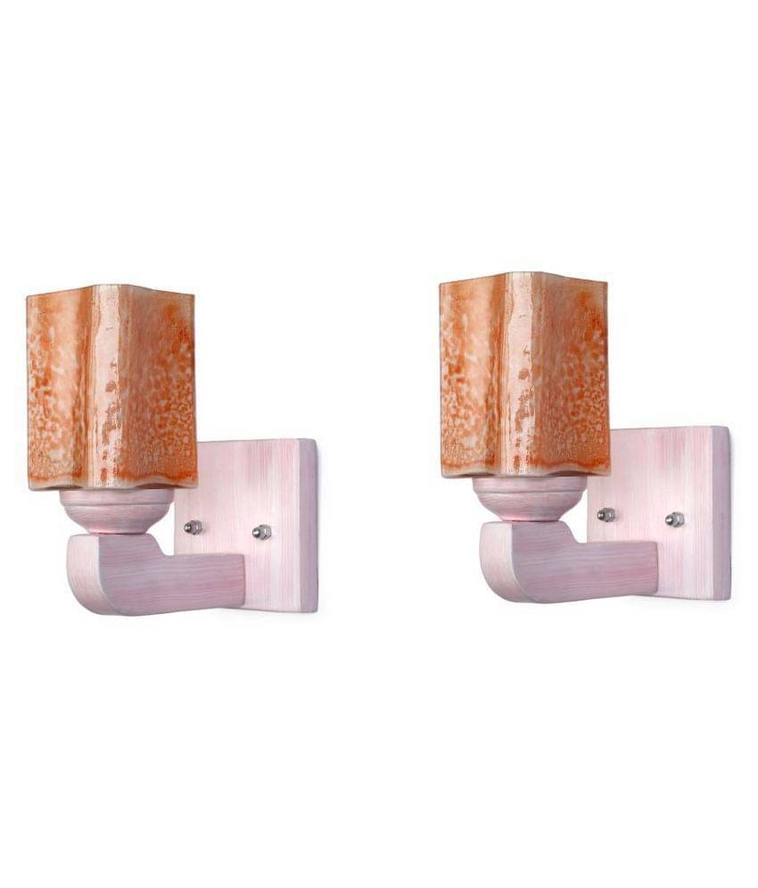 Somil Decorative Wall Lamp Light Glass Wall Light Multi - Pack of 2 Somil Decorative Wall Lamp Light Glass Wall Light Multi - Pack of 2