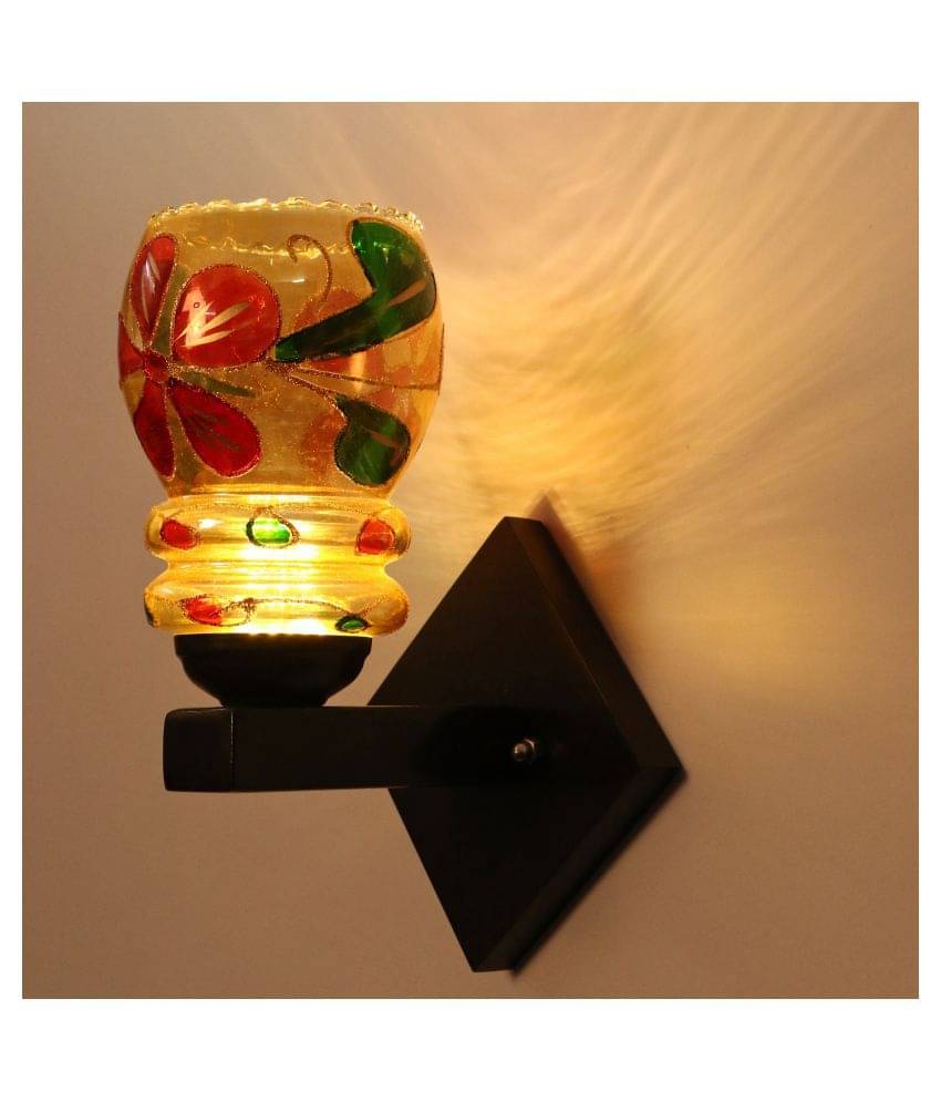 Somil Decorative Wall Lamp Light Glass Wall Light Multi - Pack of 1 Somil Decorative Wall Lamp Light Glass Wall Light Multi - Pack of 1