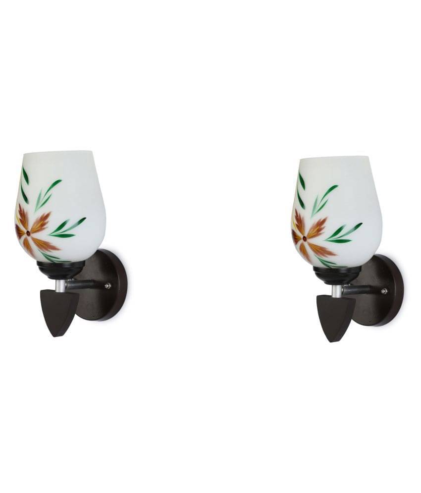 Somil Decorative Wall Lamp Light Glass Wall Light Multi - Pack of 2     			Somil Decorative Wall Lamp Light Glass Wall Light Multi - Pack of 2