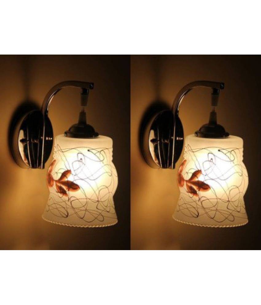 Somil Decorative Wall Lamp Light Glass Wall Light Multi - Pack of 2 Somil Decorative Wall Lamp Light Glass Wall Light Multi - Pack of 2