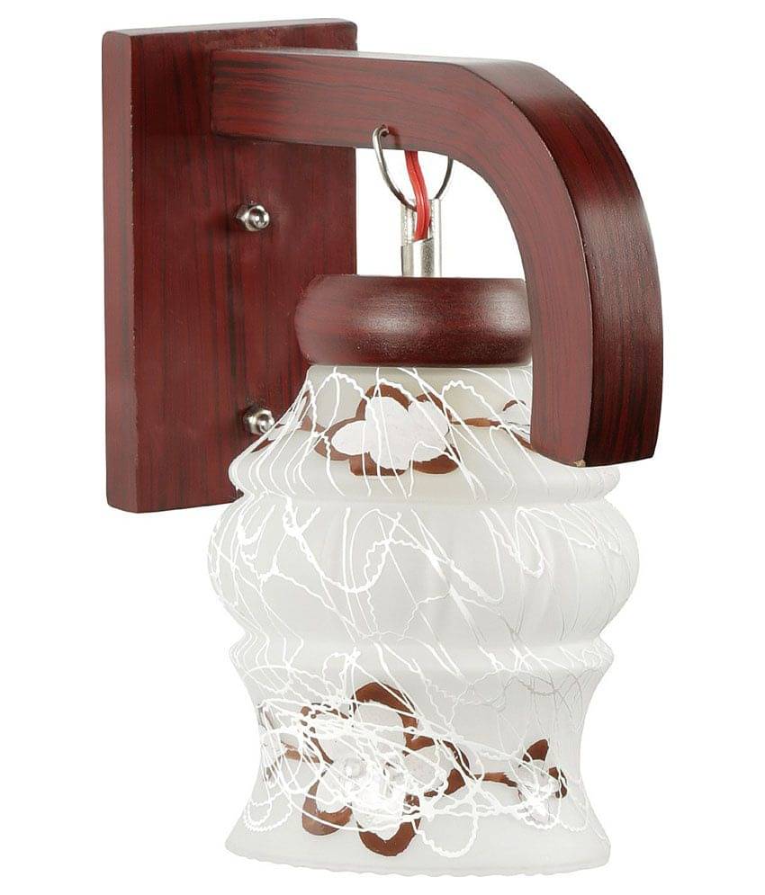Somil Decorative Wall Lamp Light Glass Wall Light White - Pack of 1 Somil Decorative Wall Lamp Light Glass Wall Light White - Pack of 1