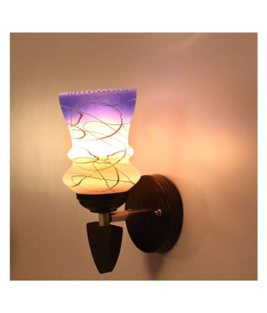 Somil Decorative Wall Lamp Light Glass Wall Light Blue - Pack of 1 Somil Decorative Wall Lamp Light Glass Wall Light Blue - Pack of 1