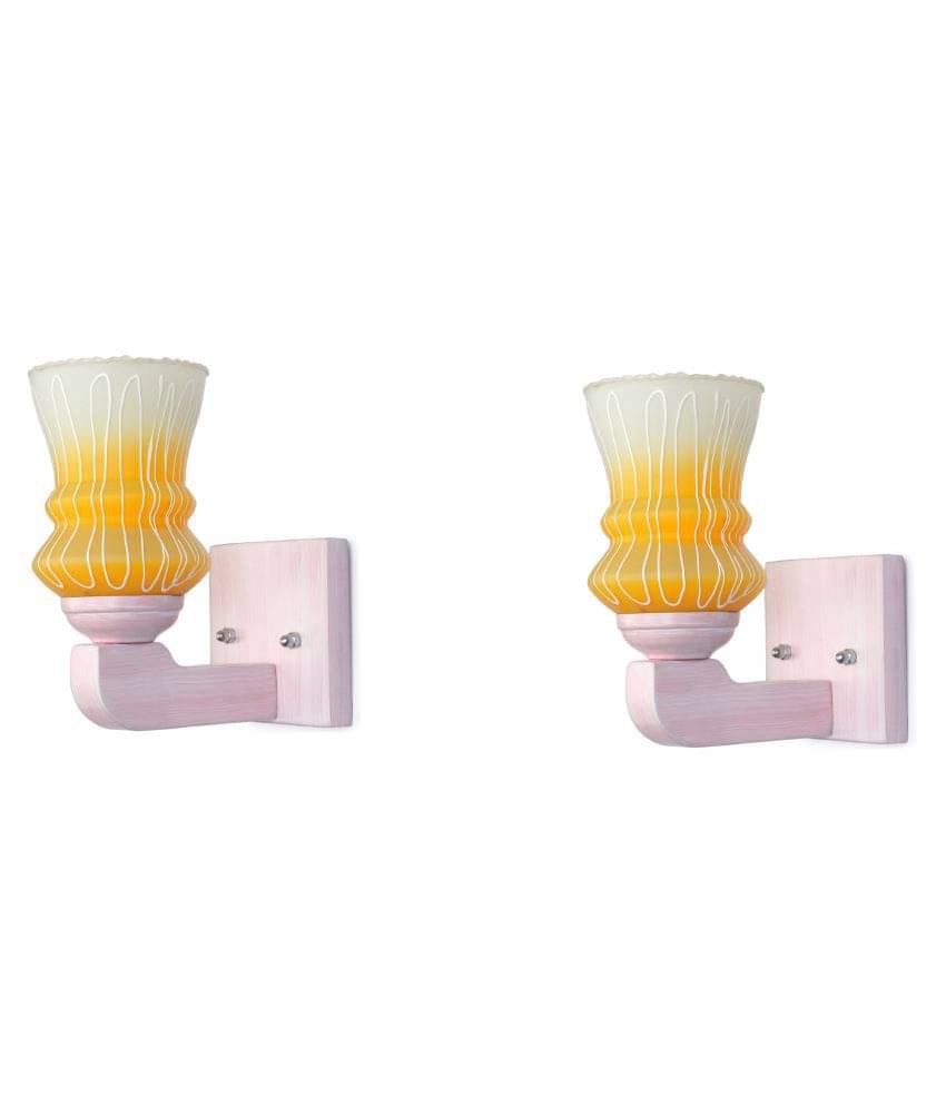 Somil Decorative Wall Lamp Light Glass Wall Light Multi - Pack of 2 Somil Decorative Wall Lamp Light Glass Wall Light Multi - Pack of 2