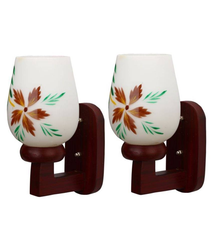 Somil Decorative Wall Lamp Light Glass Wall Light Multi - Pack of 2     			Somil Decorative Wall Lamp Light Glass Wall Light Multi - Pack of 2