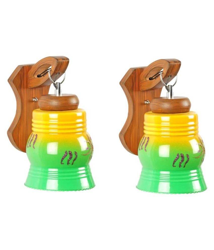 Somil Decorative Wall Lamp Light Glass Wall Light Multi - Pack of 2 Somil Decorative Wall Lamp Light Glass Wall Light Multi - Pack of 2