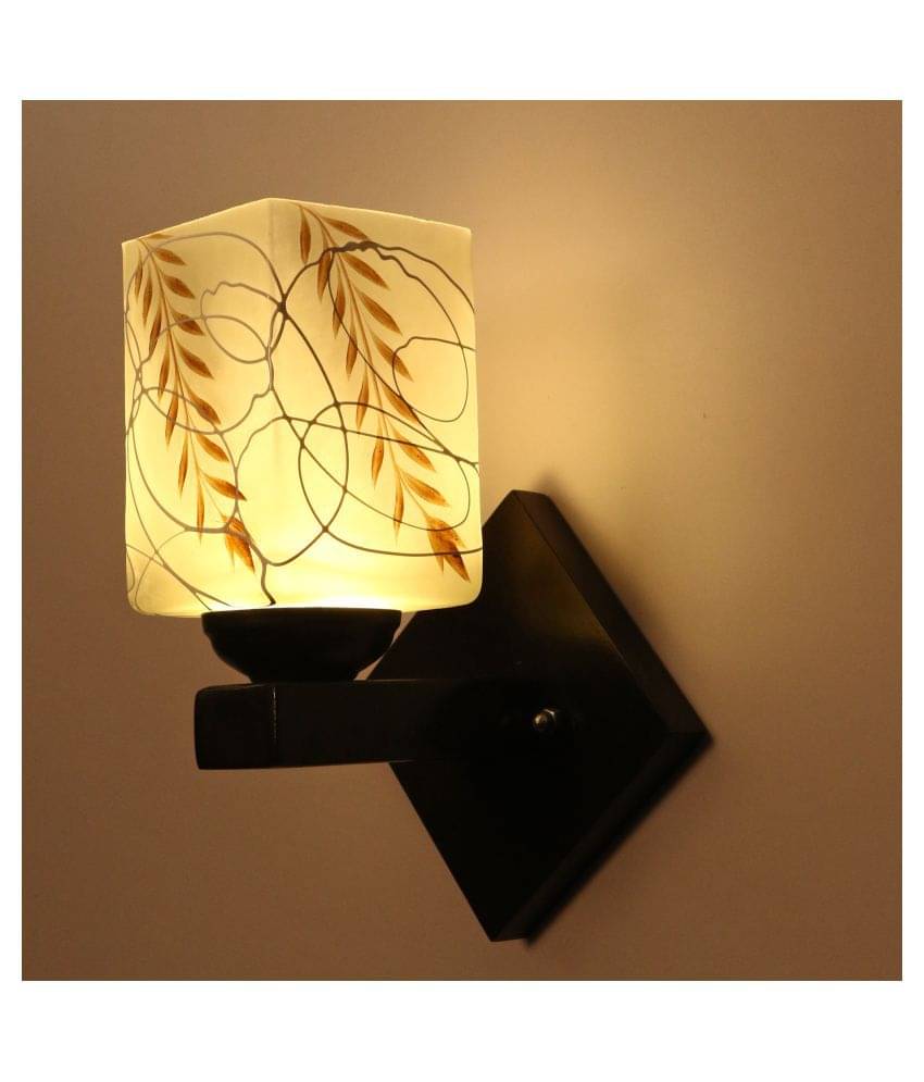     			Somil Decorative Wall Lamp Light Glass Wall Light Brown - Pack of 1