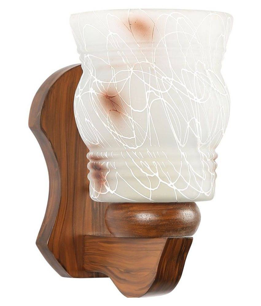 Somil Decorative Wall Lamp Light Glass Wall Light White - Pack of 1 Somil Decorative Wall Lamp Light Glass Wall Light White - Pack of 1