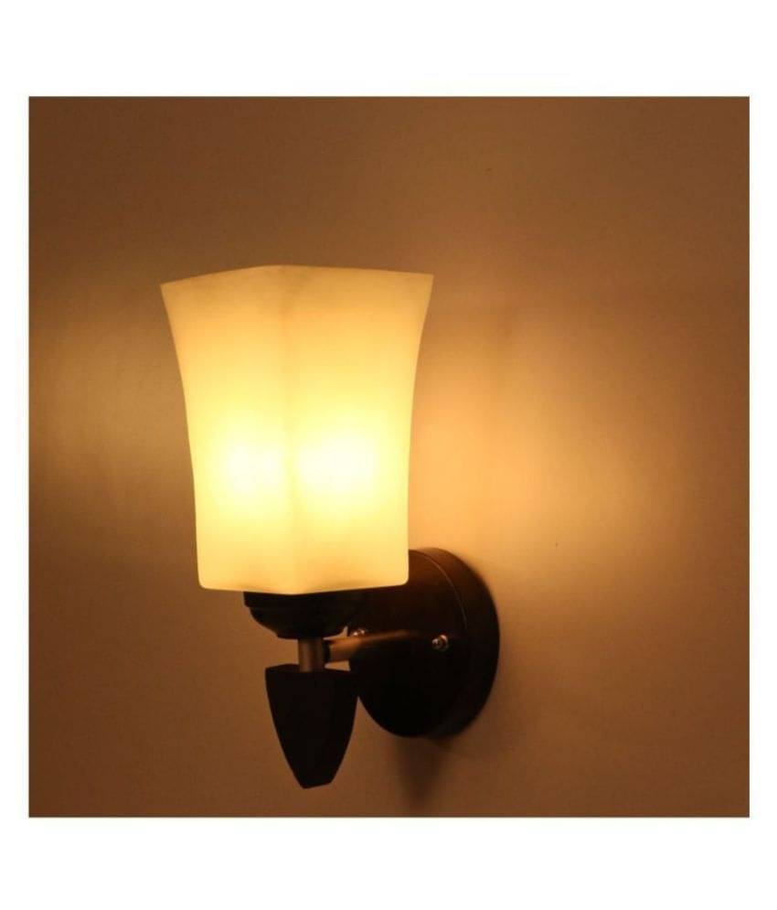 Somil Decorative Wall Lamp Light Glass Wall Light White - Pack of 1 Somil Decorative Wall Lamp Light Glass Wall Light White - Pack of 1