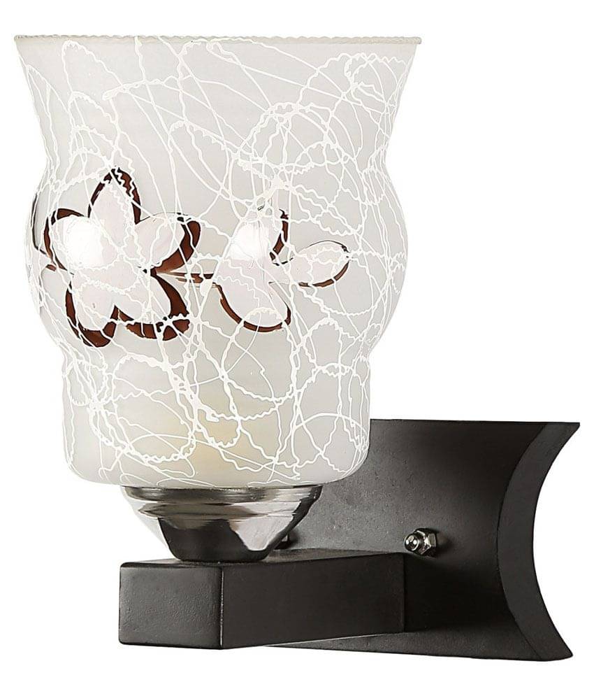 Somil Decorative Wall Lamp Light Glass Wall Light White - Pack of 1 Somil Decorative Wall Lamp Light Glass Wall Light White - Pack of 1