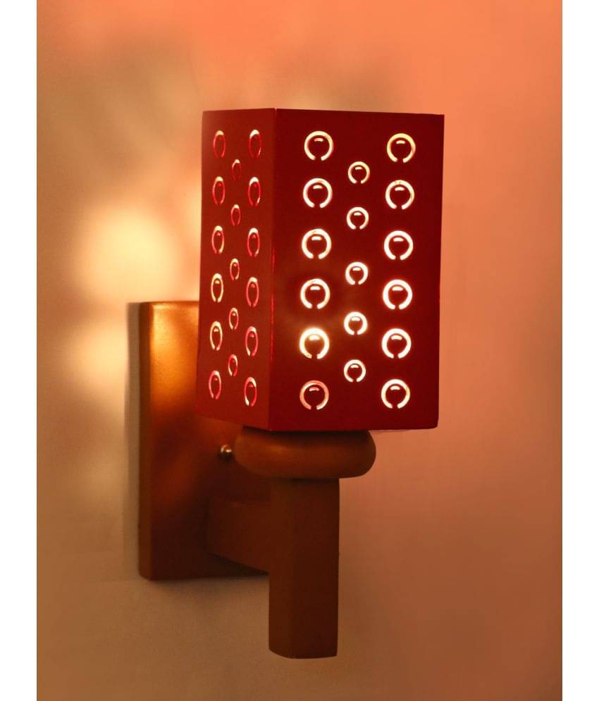 Somil Decorative Wall Lamp Light Wood Wall Light Red - Pack of 1 Somil Decorative Wall Lamp Light Wood Wall Light Red - Pack of 1