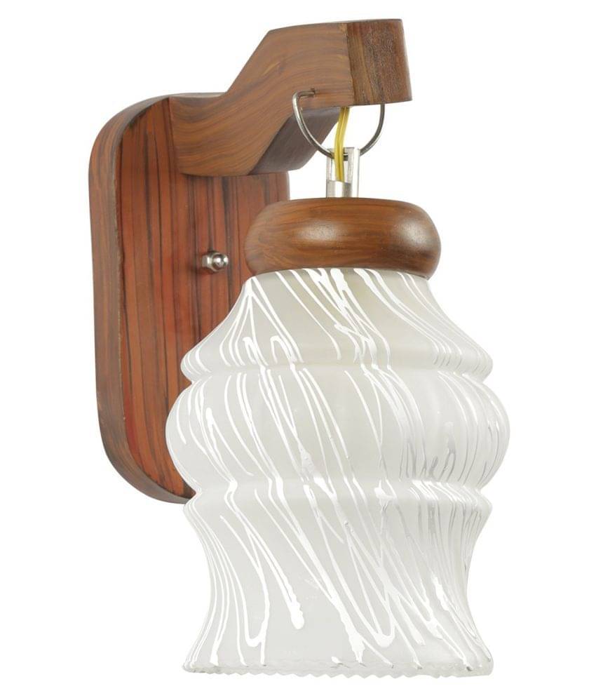 Somil Decorative Wall Lamp Light Glass Wall Light White - Pack of 1 Somil Decorative Wall Lamp Light Glass Wall Light White - Pack of 1