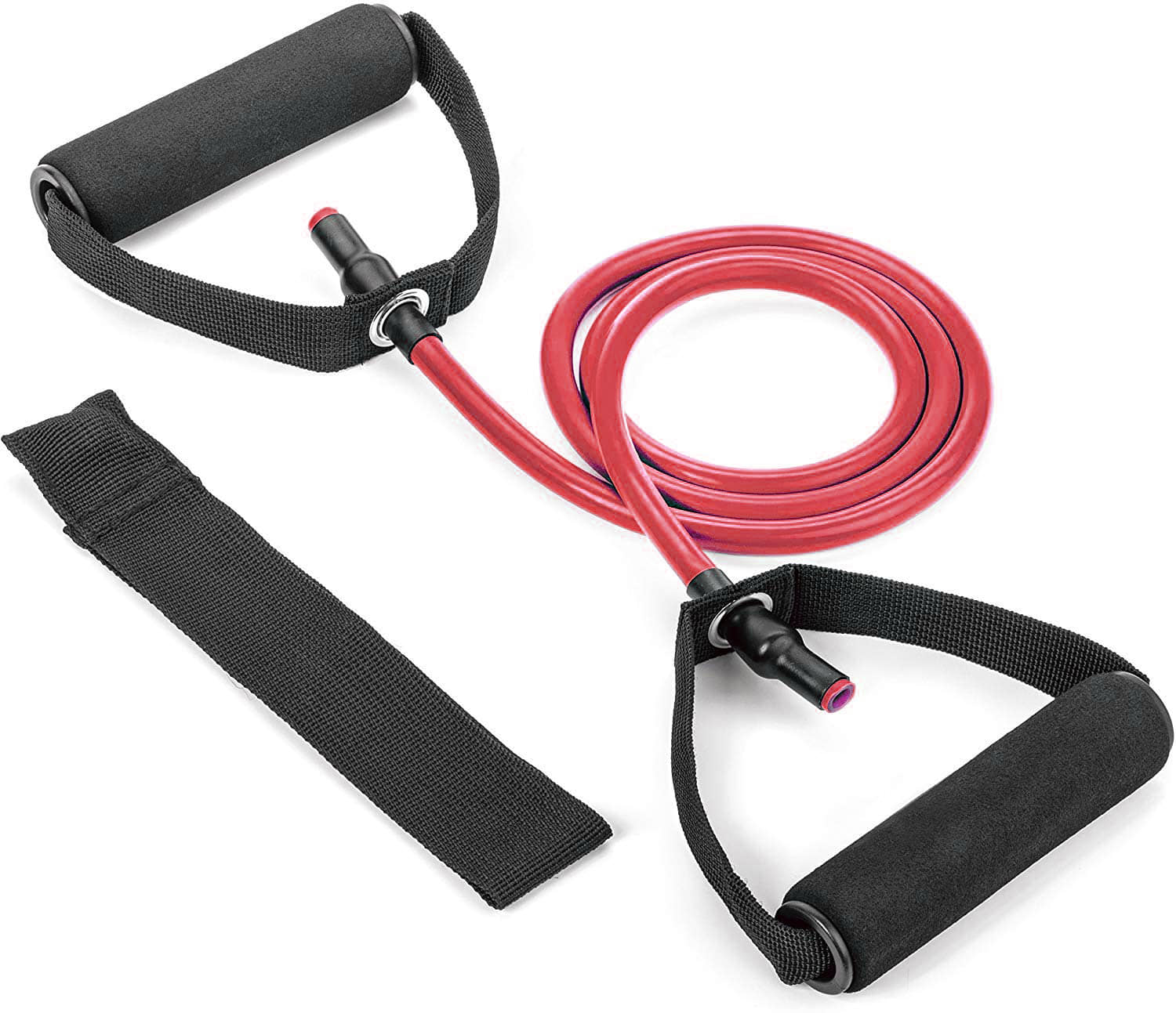 House of Quirk Resistance Tube Exercise Bands for Stretching with Door Anchor, Workout, and Toning for Men, and Women - Sports and Fitness Equipment | Buy online on ZillyBuy