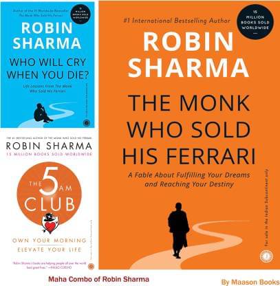 The Monk Who Sold His Ferrari + 5 Am Club + Who Will Cry When You Die?  (Paperback, Generic)     			The Monk Who Sold His Ferrari + 5 Am Club + Who Will Cry When You Die?  (Paperback, Generic)