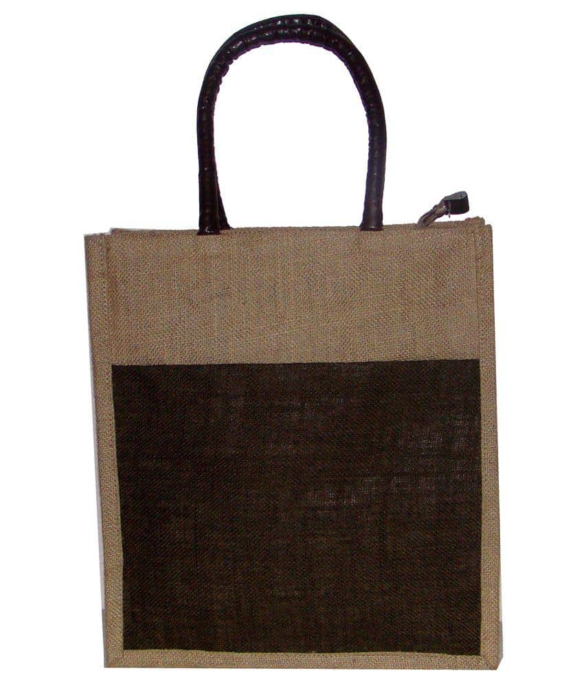 Foonty Brown Shopping Bags - 1 Pc - Handbags | Buy online on ZillyBuy