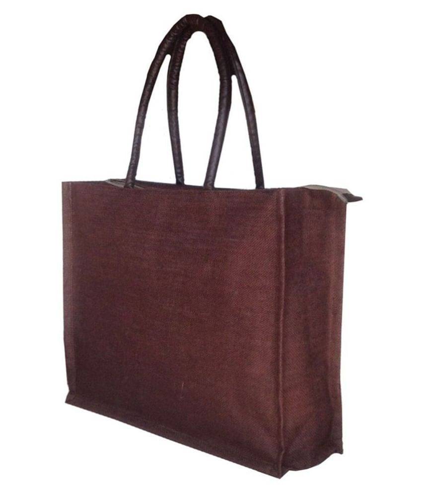     			Foonty - Brown Jute Lunch Bag