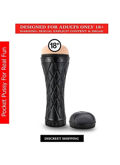 UTIMI Male Masturbator Cup 3D Textured Vagina Pussy Stocker Blow Job Sex Toy  for Male Masturbation,with Water Based Lubricant