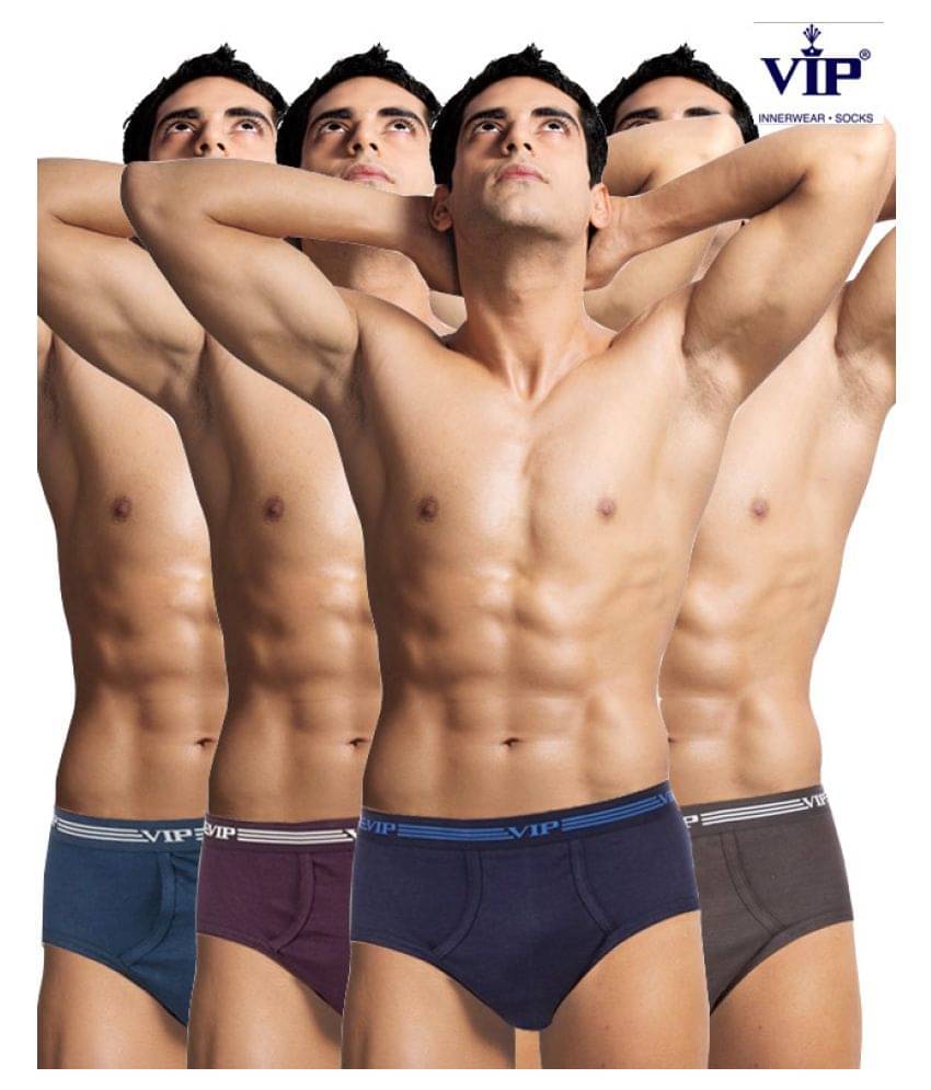     			VIP Multi Brief Pack of 4