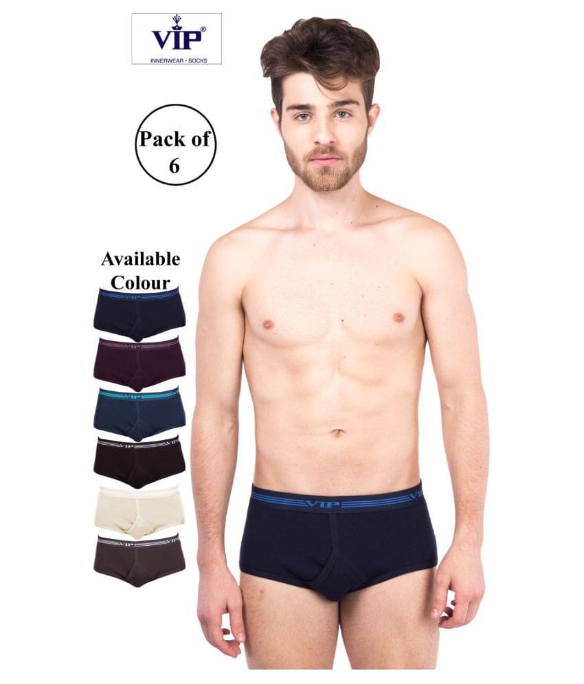     			VIP Multi Brief Pack of 6