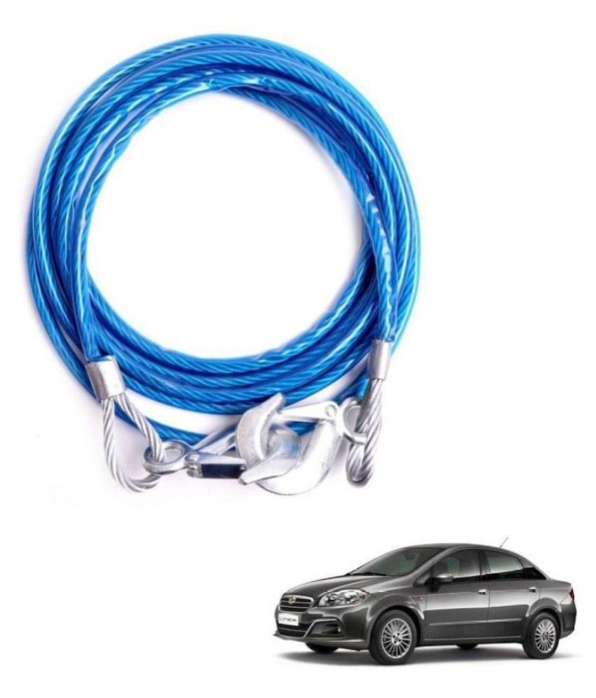 AutoRight Metallic with Rubber Sheath Towing Cable 3 Blue AutoRight Metallic with Rubber Sheath Towing Cable 3 Blue