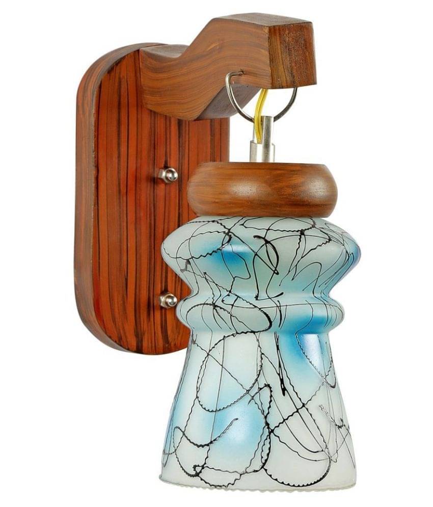     			AFAST Decorative Wall Lamp Light Wood Wall Light - Pack of 1