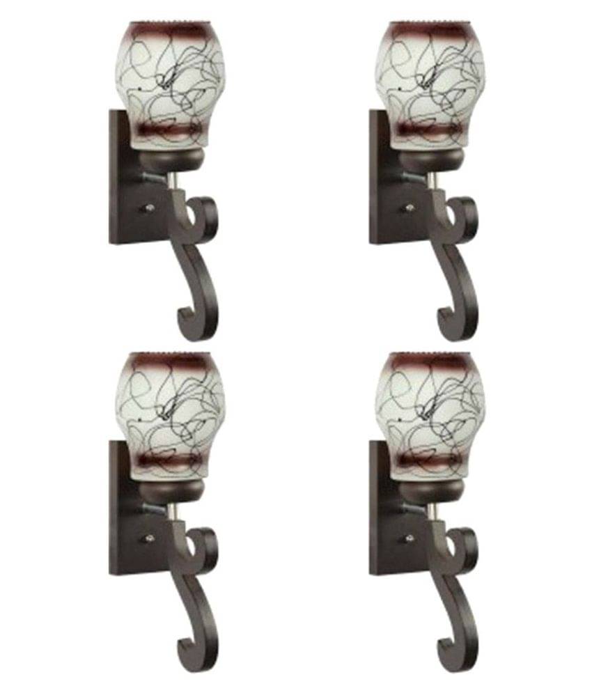 AFAST Decorative Wall Lamp Light Wood Wall Light Multi - Pack of 4 AFAST Decorative Wall Lamp Light Wood Wall Light Multi - Pack of 4