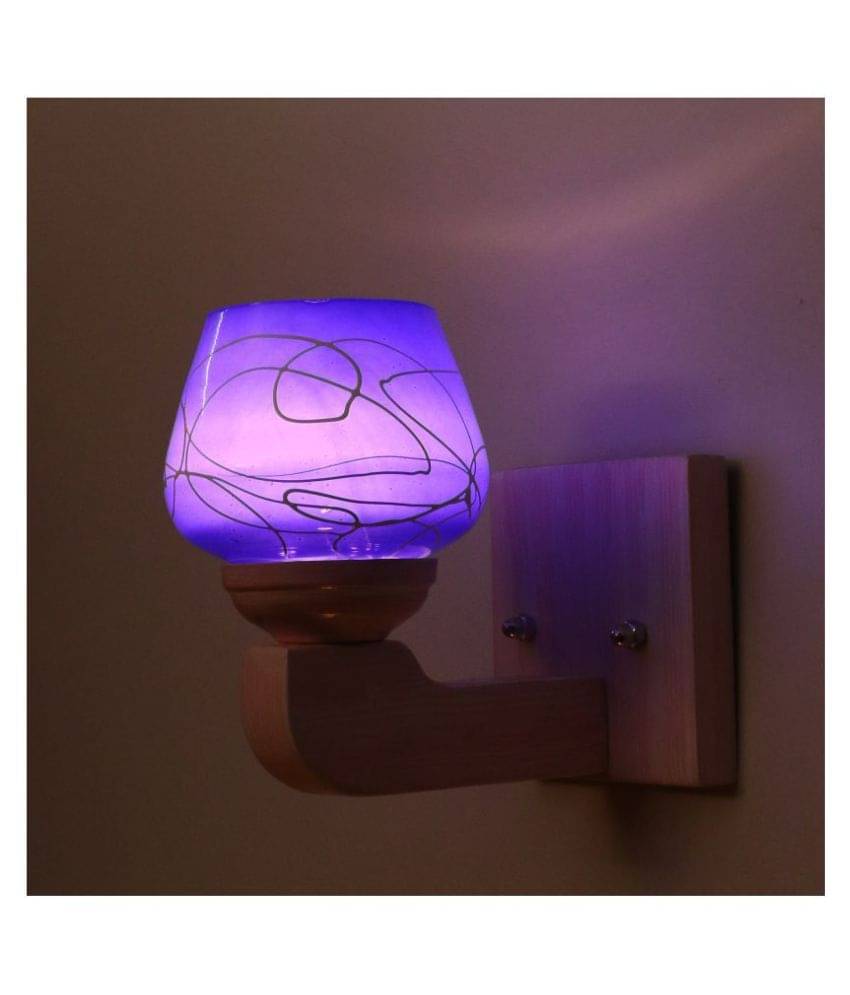 AFAST Decorative Wall Lamp Light Glass Wall Light Blue - Pack of 1 AFAST Decorative Wall Lamp Light Glass Wall Light Blue - Pack of 1