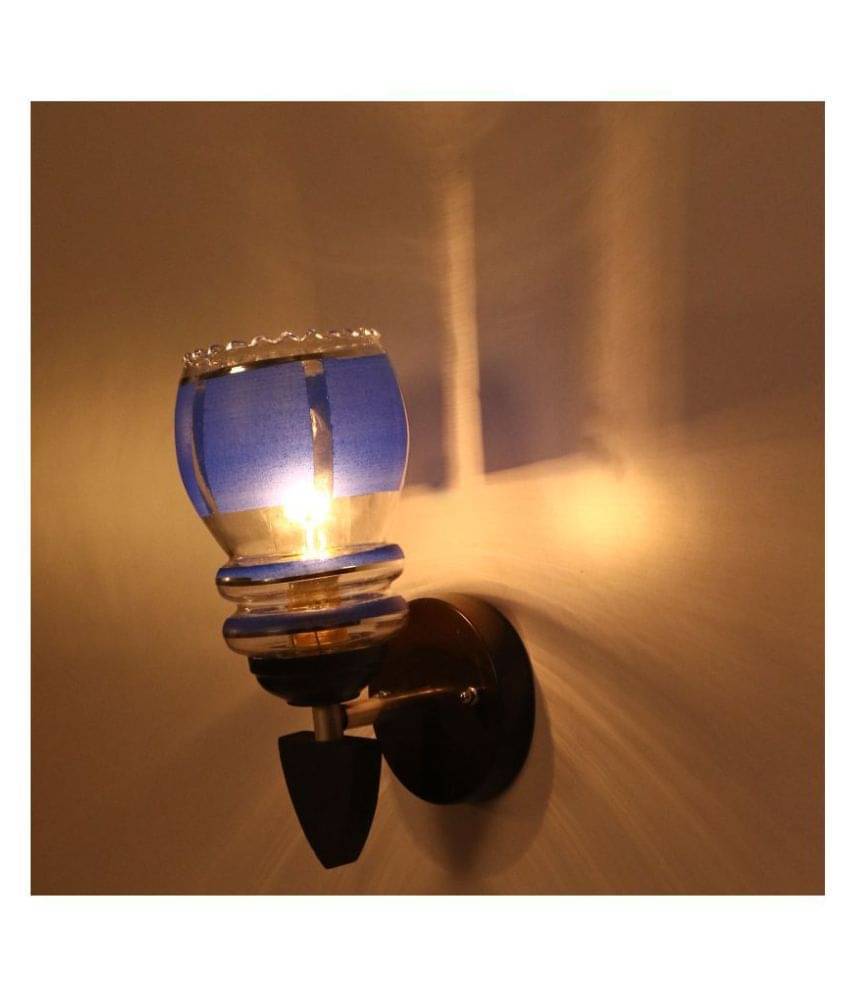 AFAST Decorative Wall Lamp Light Glass Wall Light Blue - Pack of 1 AFAST Decorative Wall Lamp Light Glass Wall Light Blue - Pack of 1