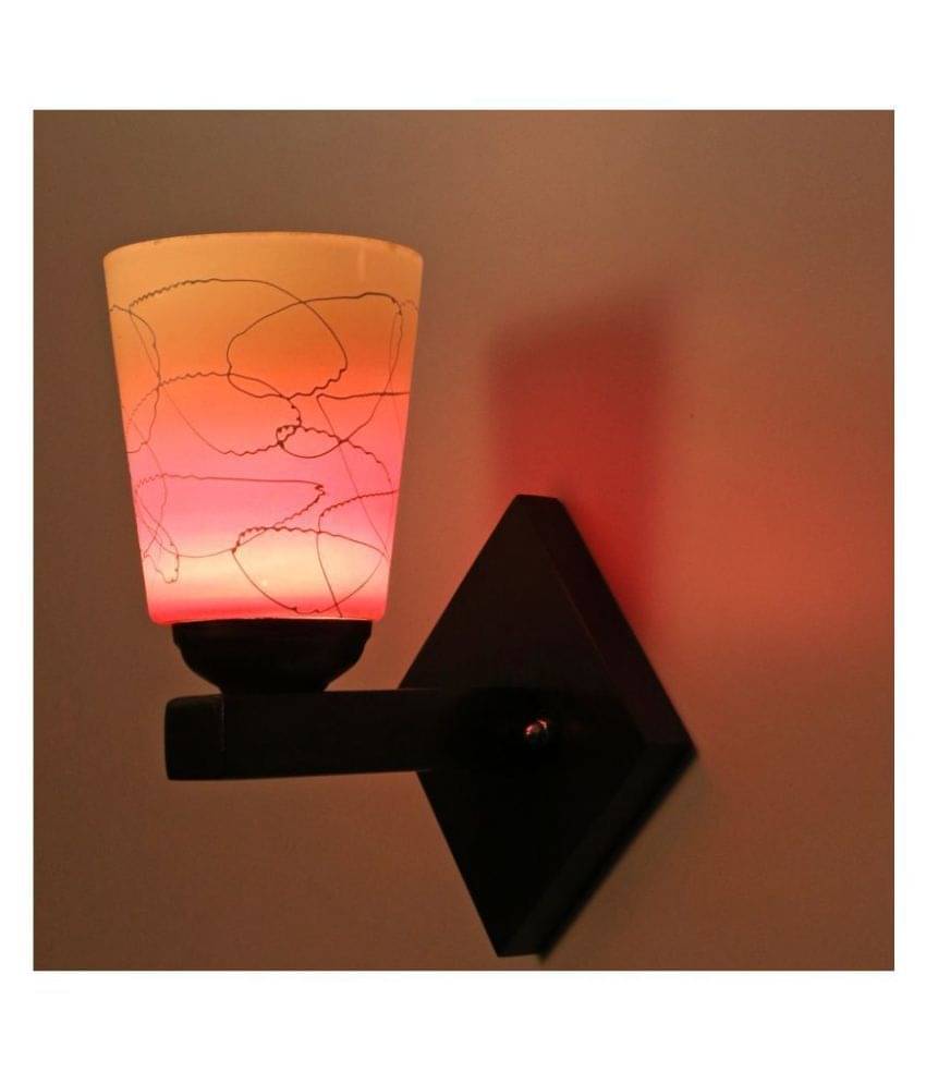 AFAST Decorative Wall Lamp Light Glass Wall Light Pink - Pack of 1 AFAST Decorative Wall Lamp Light Glass Wall Light Pink - Pack of 1