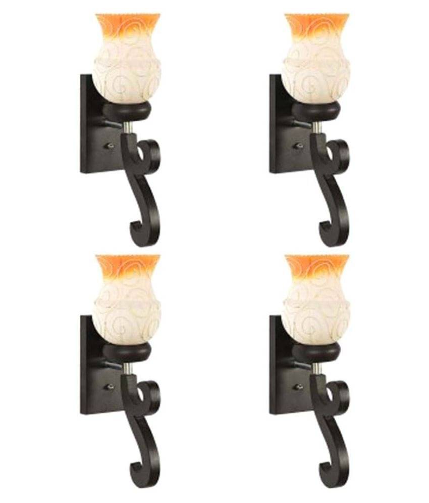     			AFAST Decorative Wall Lamp Light Wood Wall Light Multi - Pack of 4