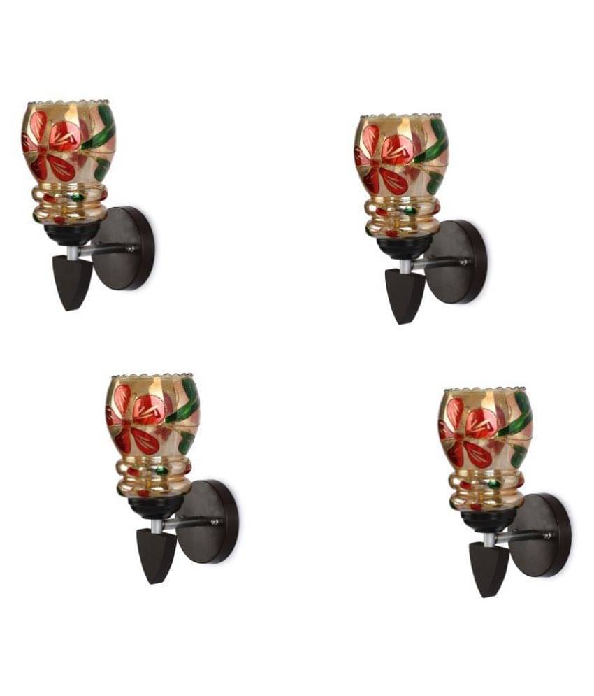 AFAST Decorative Wall Lamp Light Glass Wall Light Multi - Pack of 4 AFAST Decorative Wall Lamp Light Glass Wall Light Multi - Pack of 4