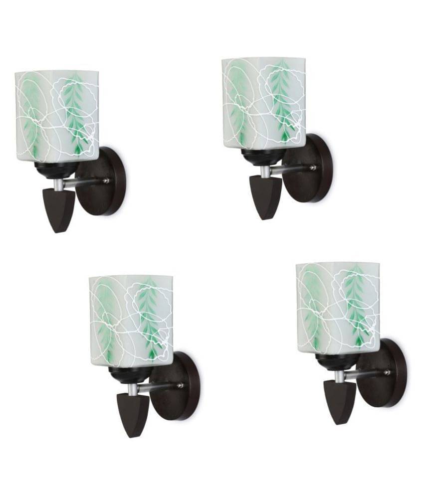 AFAST Decorative Wall Lamp Light Glass Wall Light Green - Pack of 4 AFAST Decorative Wall Lamp Light Glass Wall Light Green - Pack of 4