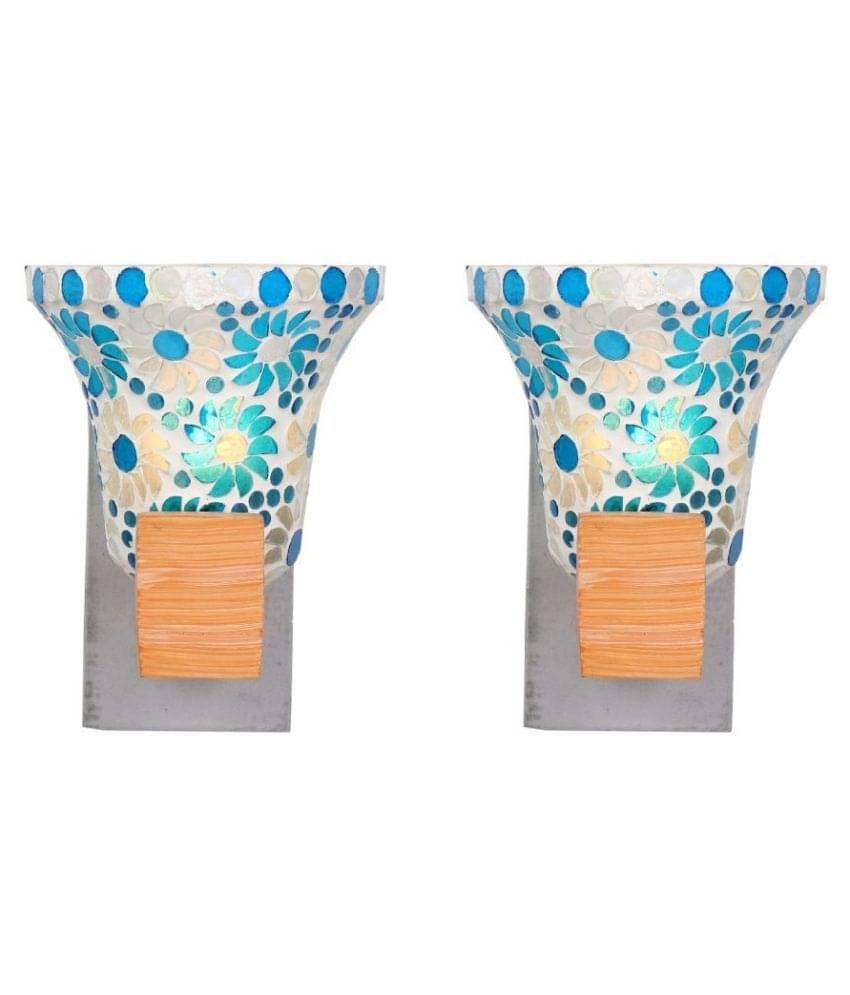     			AFAST Decorative Wall Lamp Light Glass Wall Light Multi - Pack of 2