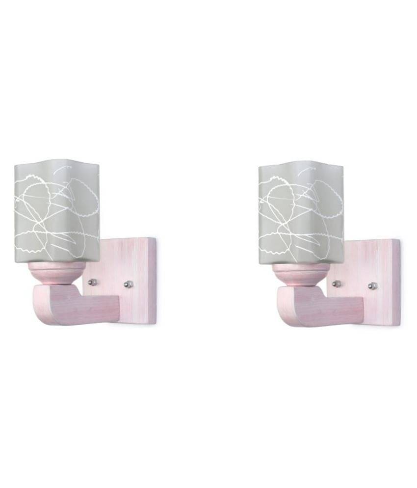 AFAST Decorative Wall Lamp Light Glass Wall Light White - Pack of 2 AFAST Decorative Wall Lamp Light Glass Wall Light White - Pack of 2