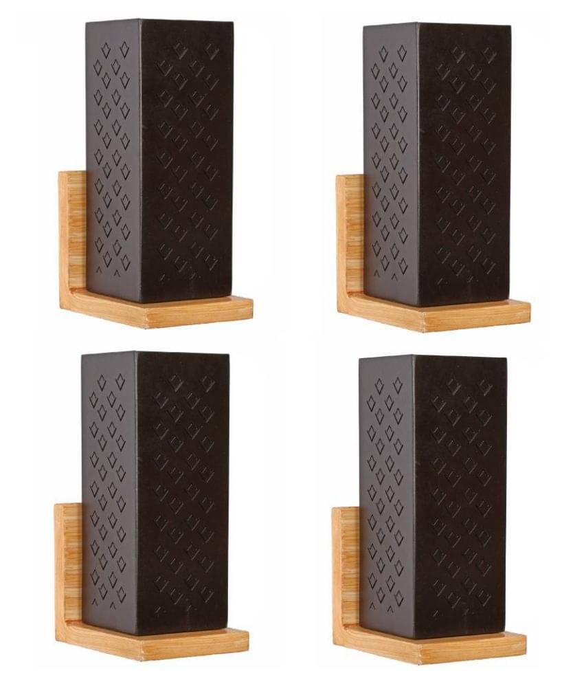 AFAST Decorative Wall Lamp Light Wood Wall Light Black - Pack of 4 AFAST Decorative Wall Lamp Light Wood Wall Light Black - Pack of 4