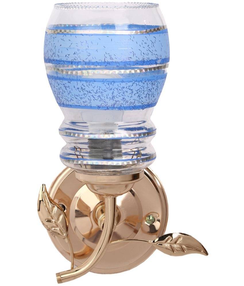     			AFAST Decorative Wall Lamp Light Glass Wall Light Blue - Pack of 1