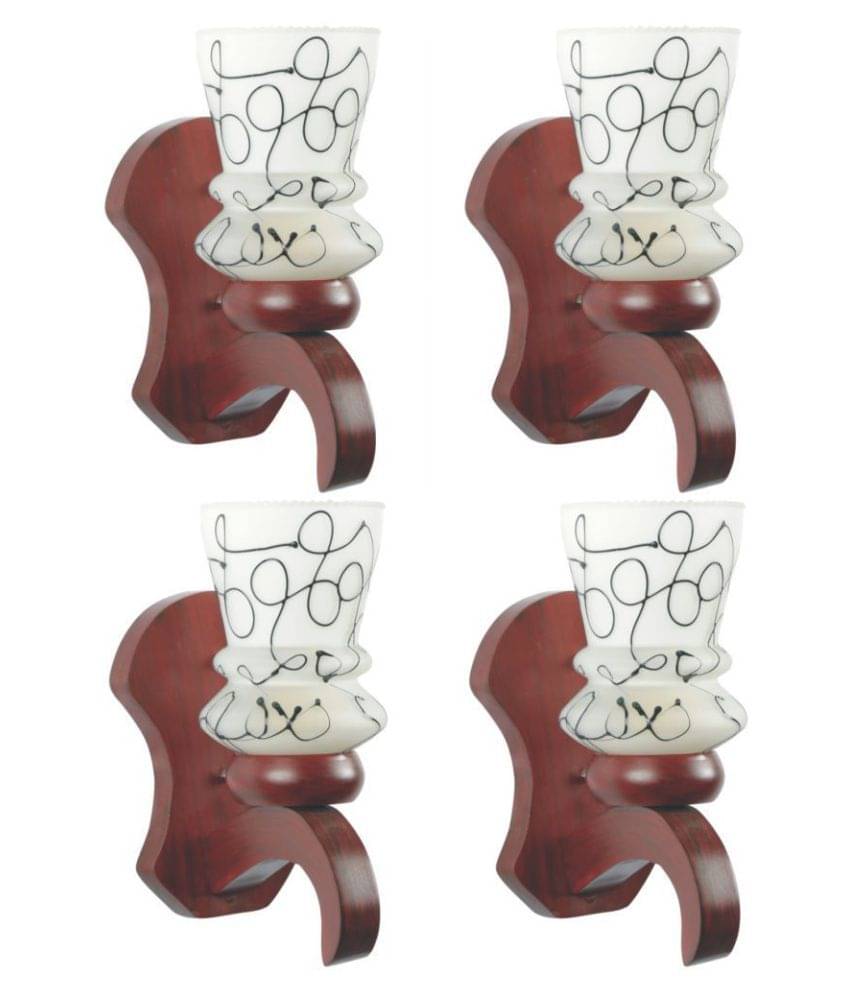 AFAST Decorative Wall Lamp Light Wood Wall Light Multi - Pack of 4 AFAST Decorative Wall Lamp Light Wood Wall Light Multi - Pack of 4