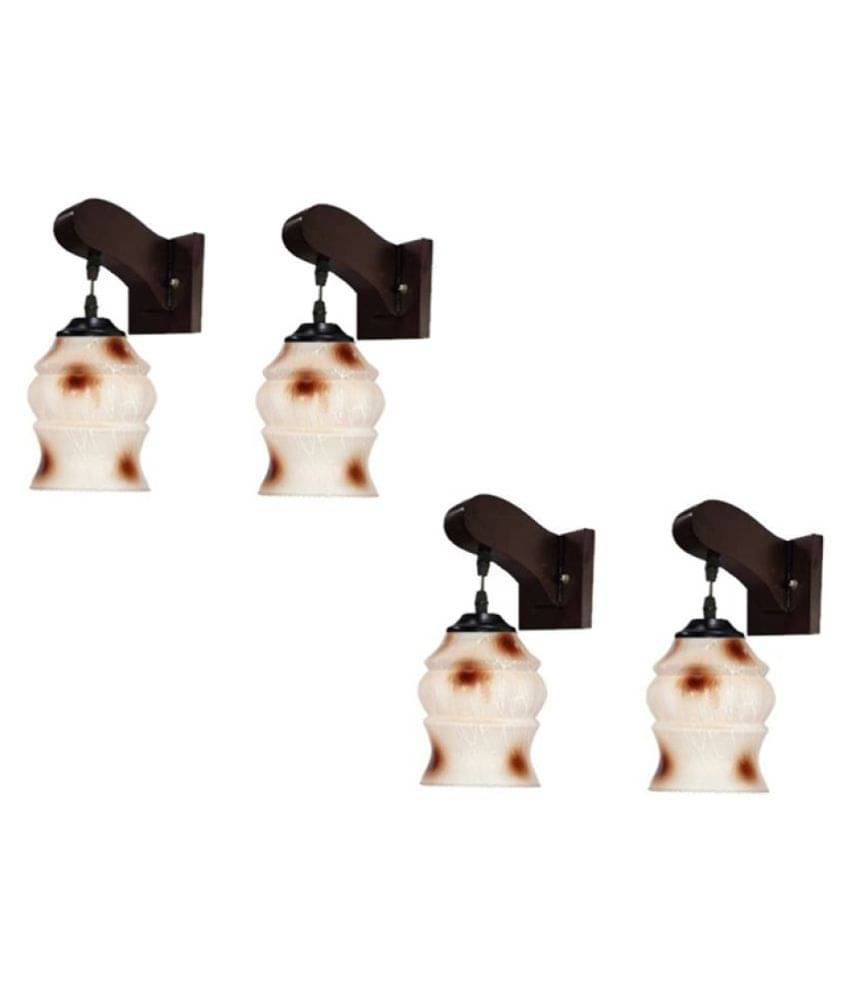     			AFAST Decorative Wall Lamp Light Glass Wall Light Multi - Pack of 4