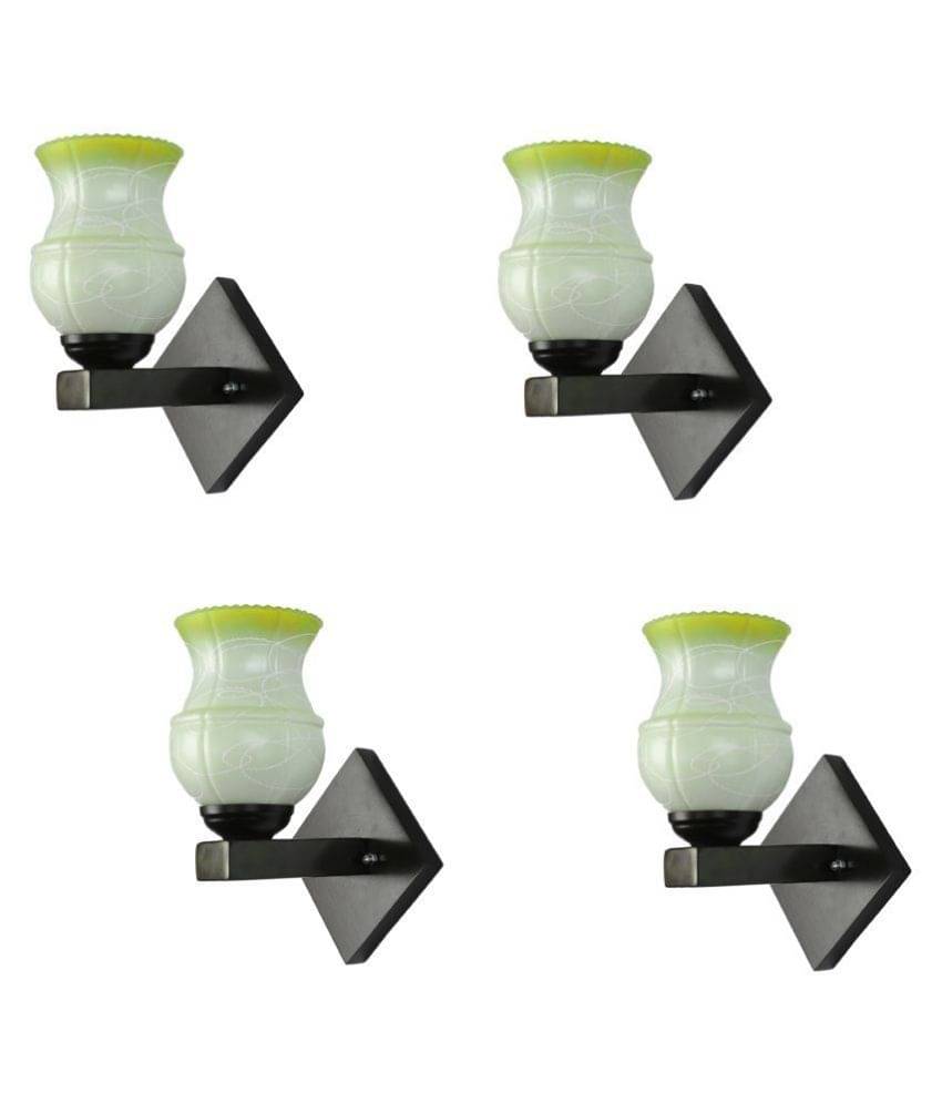 AFAST Decorative Wall Lamp Light Glass Wall Light Green - Pack of 4     			AFAST Decorative Wall Lamp Light Glass Wall Light Green - Pack of 4