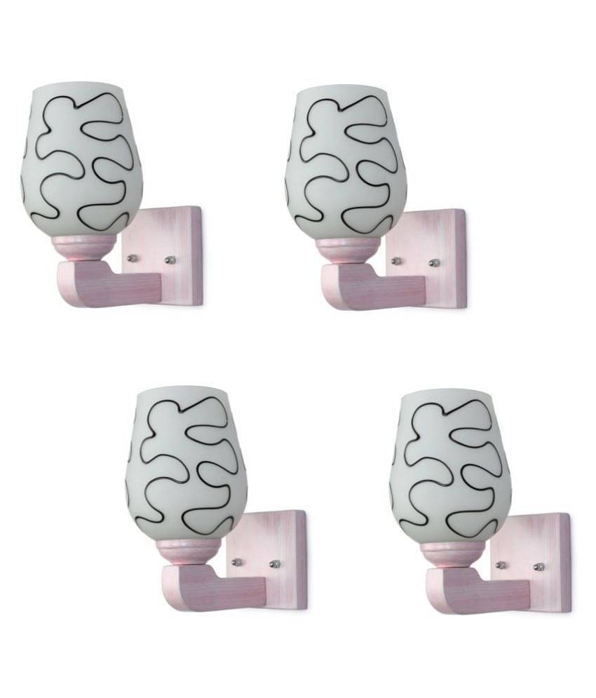     			AFAST Decorative Wall Lamp Light Glass Wall Light Multi - Pack of 4