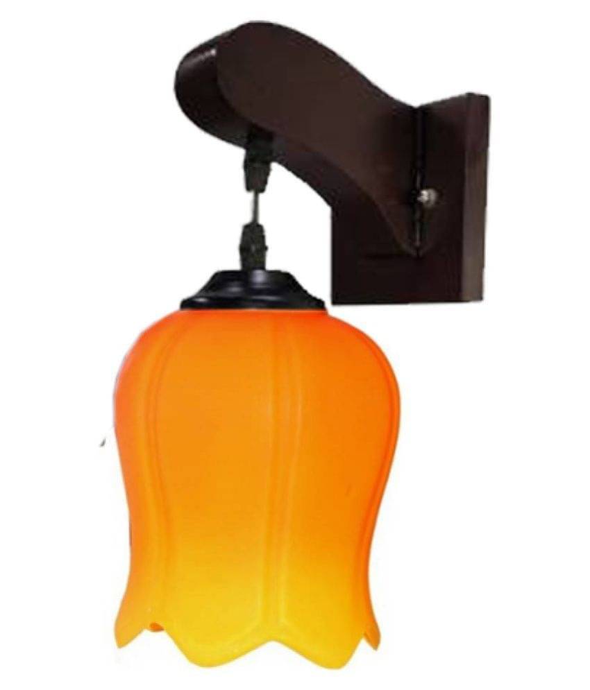 AFAST Decorative Wall Lamp Light Glass Wall Light Orange - Pack of 1 AFAST Decorative Wall Lamp Light Glass Wall Light Orange - Pack of 1